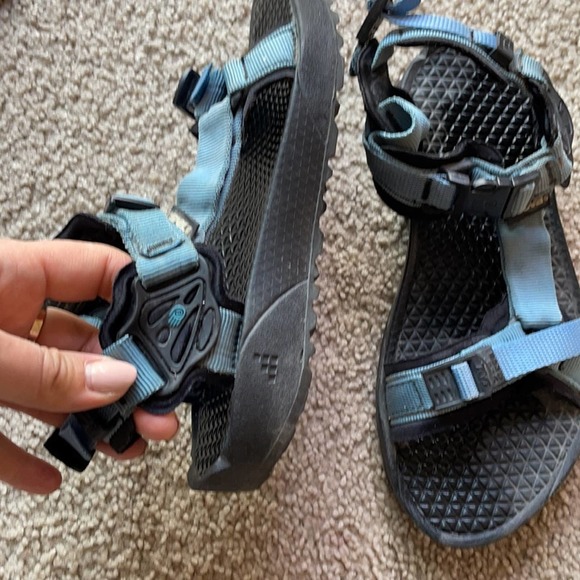 Teva terra fi lite strappy sport sandals black blue 8 - Picture 2 of 6